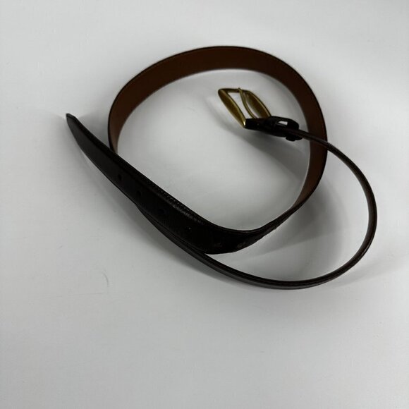 Allen Edmonds Brown Belt Brass Buckle Size 95|38 - Picture 12 of 16